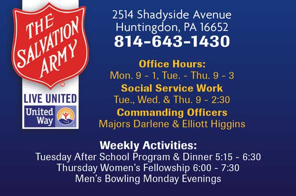 The Salvation Army <center>The Salvation Army | <b><a href="https://www.salvationarmyusa.org/" target="_blank" rel="noopener noreferrer">CLICK HERE to view the website</a></b></center>