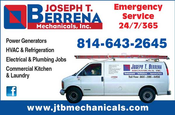Joseph T. Berrena Mechanicals, Inc. <center>Joseph T. Berrena Mechanicals, Inc. | <b><a href="https://jtbmechanical.com/" target="_blank" rel="noopener noreferrer">CLICK HERE to view the website</a></b></center>
