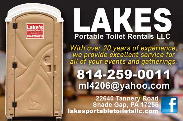 Lake's Portable Toilet Rentals <center>Lake's Portable Toilet Rentals | <b><a href="https://www.lakesportabletoiletsllc.com/" target="_blank" rel="noopener noreferrer">CLICK HERE to view the website</a></b></center>